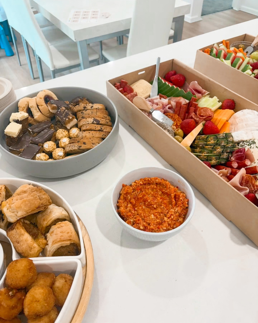 Sandwich box and morning tea catering for office events — Front of House Cafe Orange